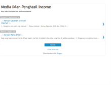 Tablet Screenshot of mediaiklanplus.blogspot.com