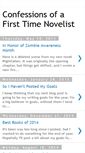 Mobile Screenshot of confessionsofafirsttimenovelist.blogspot.com