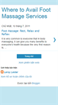 Mobile Screenshot of footmassage2011.blogspot.com