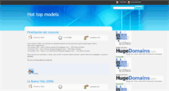 Desktop Screenshot of hottopmodels.blogspot.com