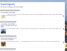 Tablet Screenshot of coachingwelt.blogspot.com