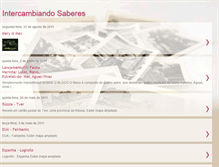 Tablet Screenshot of intercambiandosaberes.blogspot.com