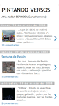 Mobile Screenshot of pintandoversoslibro.blogspot.com