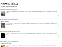 Tablet Screenshot of pintandoversoslibro.blogspot.com