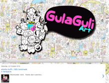 Tablet Screenshot of gulaguliart.blogspot.com