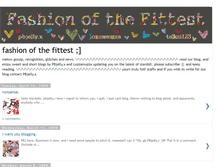 Tablet Screenshot of fashionofthefittestatstardoll.blogspot.com