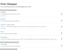 Tablet Screenshot of flickrwallpaper.blogspot.com