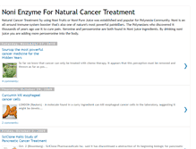 Tablet Screenshot of noni-for-cancer.blogspot.com