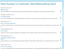 Tablet Screenshot of cashcratesuccess1.blogspot.com