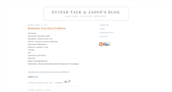 Desktop Screenshot of jasonguitartalk.blogspot.com