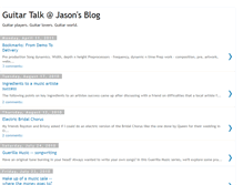 Tablet Screenshot of jasonguitartalk.blogspot.com