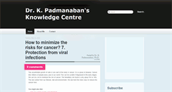 Desktop Screenshot of drkpadmanaban.blogspot.com