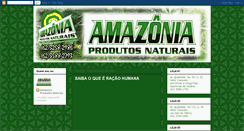 Desktop Screenshot of amazonia-produtosnaturais.blogspot.com