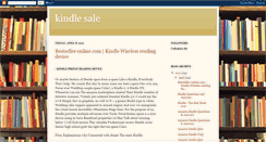 Desktop Screenshot of cheapkindlesale.blogspot.com