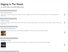 Tablet Screenshot of digginginthewoods.blogspot.com