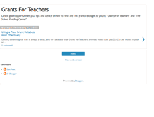 Tablet Screenshot of grants4teachers.blogspot.com