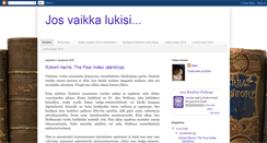 Desktop Screenshot of josvaikkalukisi.blogspot.com