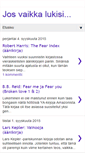 Mobile Screenshot of josvaikkalukisi.blogspot.com