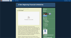 Desktop Screenshot of anewbeginningfinancialministries.blogspot.com