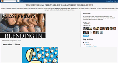 Desktop Screenshot of fatassfridays.blogspot.com