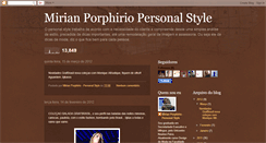 Desktop Screenshot of personalstylemirianporphirio.blogspot.com