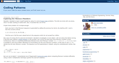 Desktop Screenshot of codingpatterns.blogspot.com