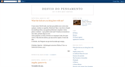 Desktop Screenshot of desvio-do-pensamento.blogspot.com