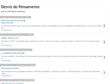 Tablet Screenshot of desvio-do-pensamento.blogspot.com