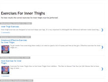 Tablet Screenshot of exercises-for-inner-thighs.blogspot.com