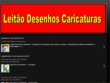 Tablet Screenshot of leitaodesenhos-caricaturas.blogspot.com