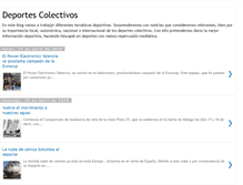 Tablet Screenshot of deportescolectivosnacionales.blogspot.com