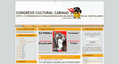 Desktop Screenshot of congresoculturalcabimas2008.blogspot.com