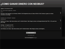 Tablet Screenshot of dinero-con-neobux.blogspot.com