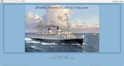 Desktop Screenshot of granditransatlantici.blogspot.com