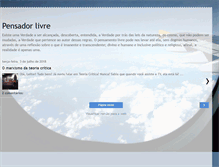 Tablet Screenshot of pensadorlivre-bill.blogspot.com