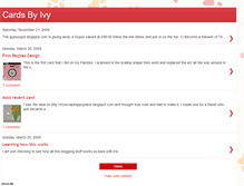 Tablet Screenshot of cardsbyivy.blogspot.com
