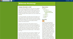 Desktop Screenshot of lin-wonderings.blogspot.com