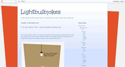 Desktop Screenshot of lightbulbjokes.blogspot.com