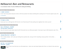 Tablet Screenshot of melbournesbarsandrestaaurants.blogspot.com