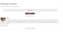 Tablet Screenshot of niittylansuosikit.blogspot.com