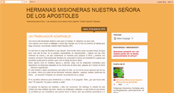 Desktop Screenshot of hermanasmisionerasnsa.blogspot.com