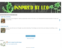 Tablet Screenshot of inspiredbyleo.blogspot.com