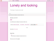 Tablet Screenshot of christina-lonelyandlooking.blogspot.com