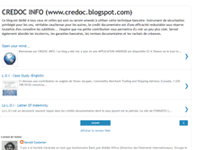 Tablet Screenshot of credoc.blogspot.com