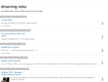 Tablet Screenshot of dreaming-neko.blogspot.com