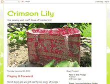 Tablet Screenshot of crimsonlilydesigns.blogspot.com