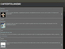 Tablet Screenshot of cafedito.blogspot.com