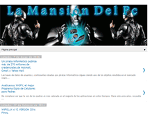 Tablet Screenshot of lamansiondelpc.blogspot.com