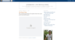 Desktop Screenshot of obronijournalism.blogspot.com