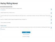 Tablet Screenshot of harleymower.blogspot.com